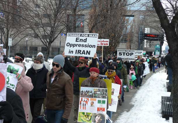 در پاسخ به فراخوان جهانی، شنبه و یکشنبه تظاهرات در تورنتو در اعتراض به سرکوب های خونین ایران