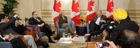 نشست رسانه های قومی با نخست وزیر کانادا/ حسن زرهی