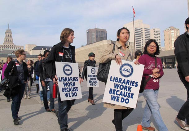 اعتصاب کارکنان کتابخانه های تورنتو