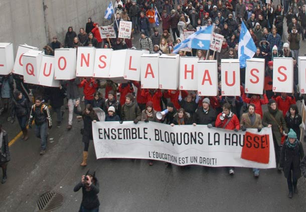 اعتصاب ۱۸۰ هزار دانشجو، بزرگترین تظاهرات تاریخ کانادا