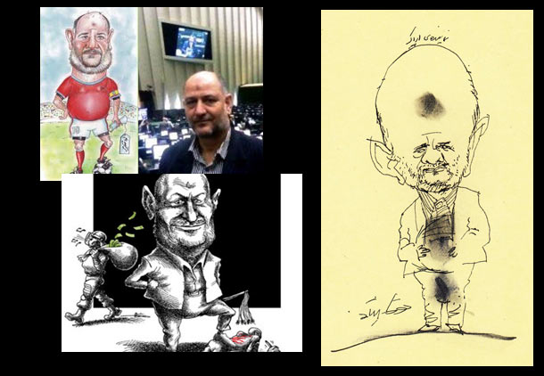 شلاق برای کشیدن کاریکاتور نماینده مجلس