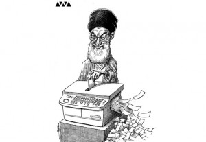 طرح از مانا نیستانی برای ایران وایر 