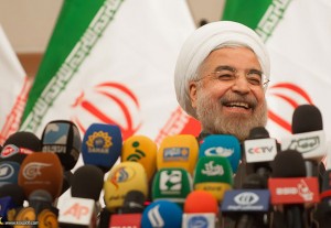 حسن روحانی در یازدهمین دوره انتخابات ریاست جمهوری پیروز شد 