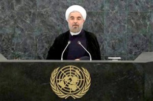 حسن روحانی رئیس جمهوری اسلامی ایران در سازمان ملل متحد 