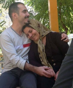 حسین رونقی ملکی و مادرش 