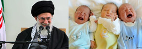 آیت‌الله خامنه‌ای:  ایران دستکم باید ۱۵۰ میلیون جمعیت داشته باشد