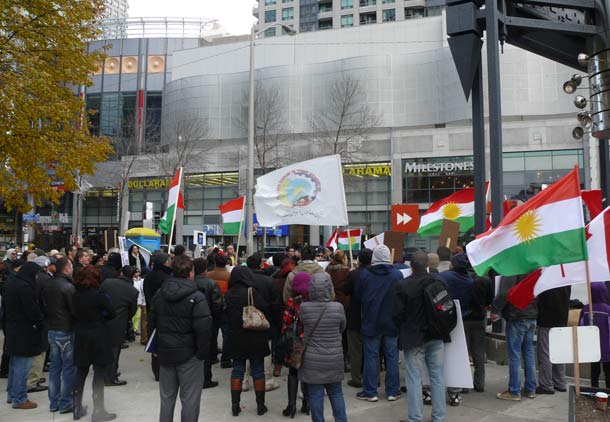 تظاهرات در تورنتو علیه اعدام های اخیر ایران/رضا