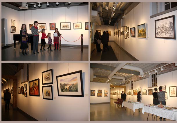 نمایشگاه نقاشی های مژگان ثابت سروستانی در تورنتو