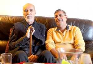 عباس شکری (راست) ـ منصور کوشان عباس شکری در کنار زنده یاد منصور کوشان 