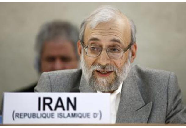محمد جواد لاریجانی در ژنو: ایران به سرکوب همجنسگرایان  افتخار می کند