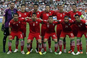 تیم فوتبال ایران در مقابل قطر 