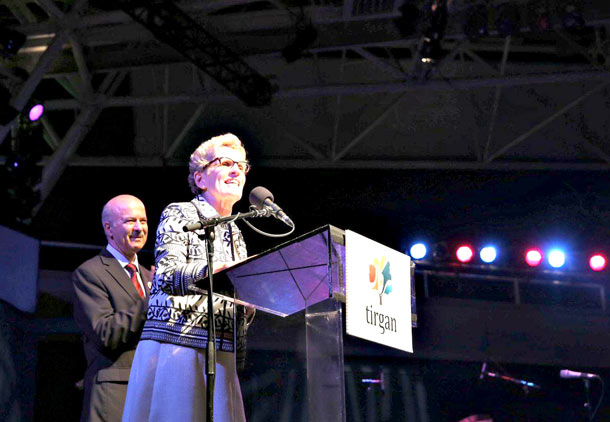 سخنرانی خانم کاتلین وین، نخست وزیر انتاریو در مراسم افتتاحیه جشنواره تیرگان