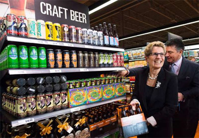 فروش آبجو در چند سوپرمارکت انتاریو شروع شد