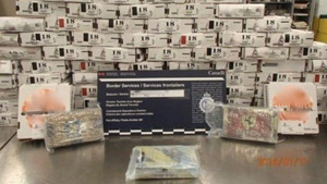 کشف ۱۰۰ بسته کوکائین به ارزش ۵/۴ میلیون دلار در فرودگاه تورنتو
