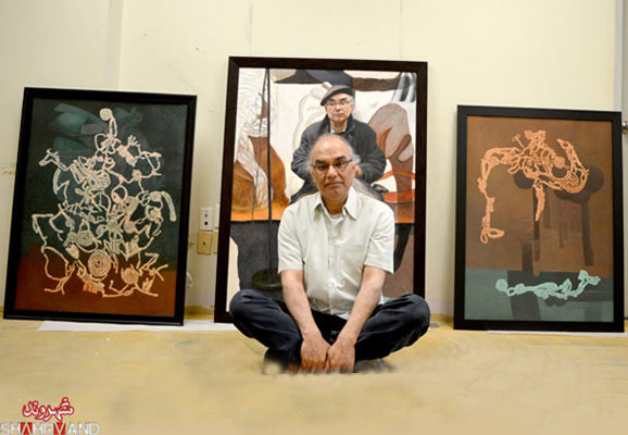 نقاشی محمود معراجی در کتاب های هنری کالج سنکا