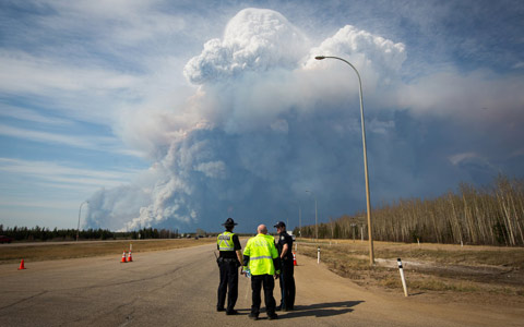 سرایت آتش سوزی فورت مک موری به ساسکاچوان