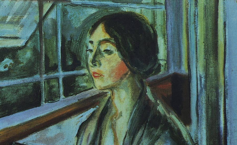 lonley-woman--Edvard_Munch