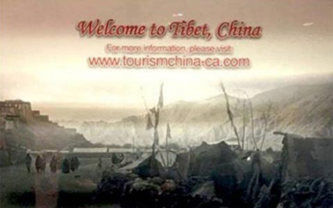خشم جامعه ی تبتی به دلیل تبلیغات نصب شده در TTC