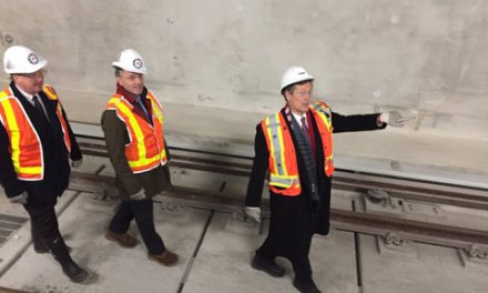 بازدید شهردار تورنتو از ایستگاه متروی در حال اتمام دانشگاه یورک