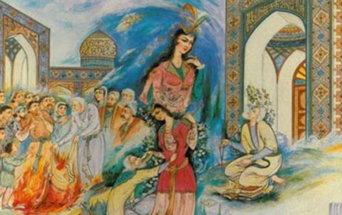 عشق شورانگیز شیخ صنعان و دختر ترسا/حسن گل محمدی