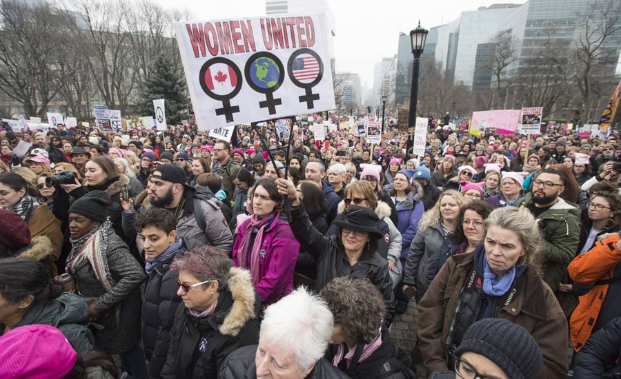 مشارکت کانادایی ها در رژه زنان واشنگتن