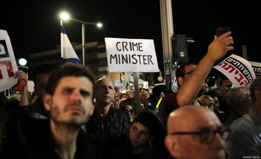 احتمال زندانی شدن بنیامین نتانیاهو نخست وزیر اسرائیل/جواد طالعی