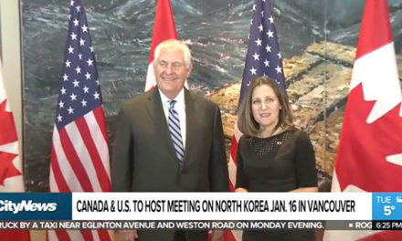 دیدار وزیر امور خارجه ایالات متحده امریکا از کانادا و مذاکرات بر سر بحران کره شمالی