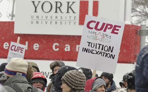 دانشگاه یورک در هفته ی سوم اعتصابات