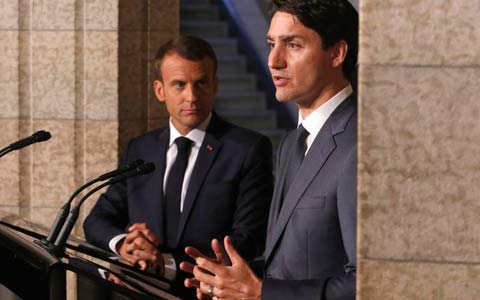اتحاد کانادا و فرانسه در مقابل آمریکا پیش از نشست سران G7 در کبک