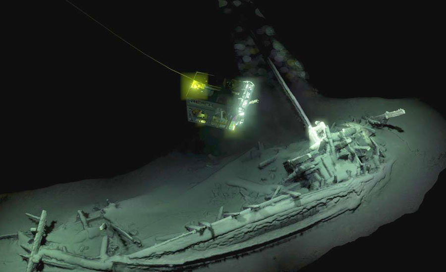 کشف قدیمی ترین کشتی غرق شده در دریای سیاه