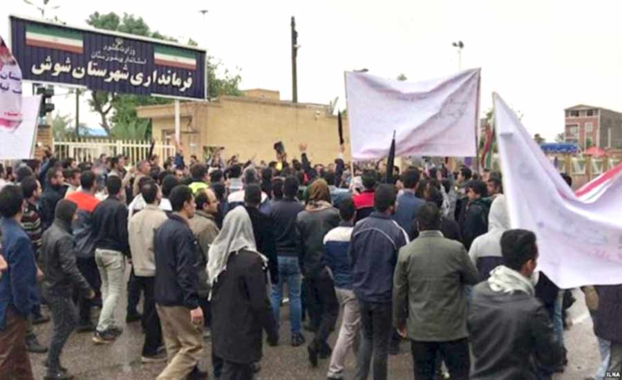 ادامه اعتراض‌های کارگران در خوزستان؛ حضور هزاران معترض در مرکز شهر اهواز
