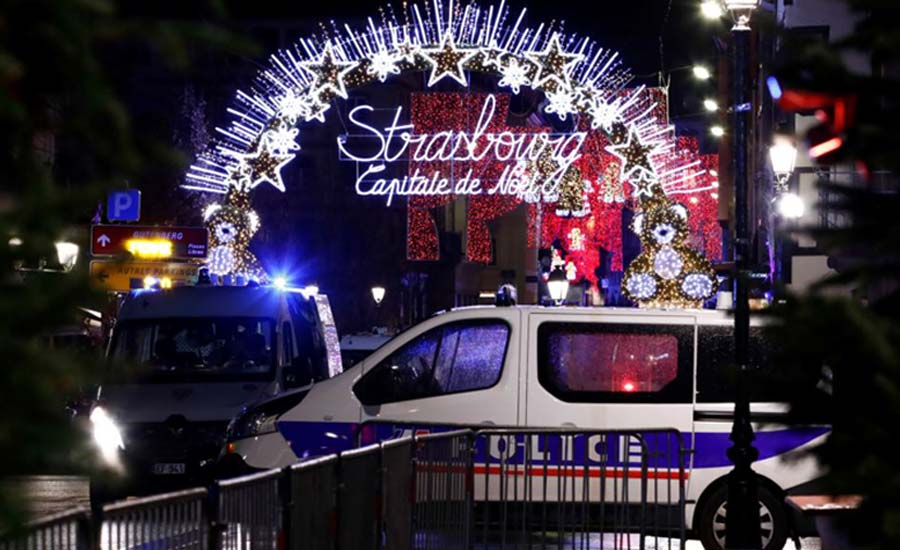 حداقل ۳ کشته و ۱۳ زخمی در تیراندازی بازار کریسمس در فرانسه