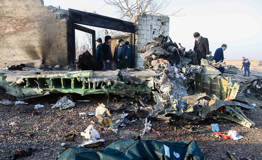 ۱۴۴ ایرانی و ۳۲ تبعه خارجی در سقوط هواپیمای اوکراینی در ایران کشته شدند