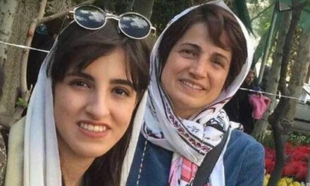 دختر ۲۰ ساله نسرین ستوده وکیل زندانی ساعاتی بازداشت و با وثیقه آزاد شد